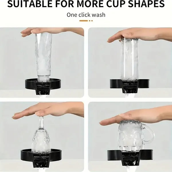 Two-piece Kitchen Sink Faucet Cup Flusher, Automatic Sink Flusher, Sink Sprayer With Kitchen Sink Hose, The Perfect Kitchen Sink Accessory To Upgrade Your Kitchen Sink With High Pressure Cup Washer An