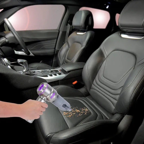16000PA Handheld Car Vacuum Cleaner With Brushless Motor 2 Reusable Filters 4 In 1 Portable Cordless Compressed Air Duster & Blower For Car Office Home Camp
