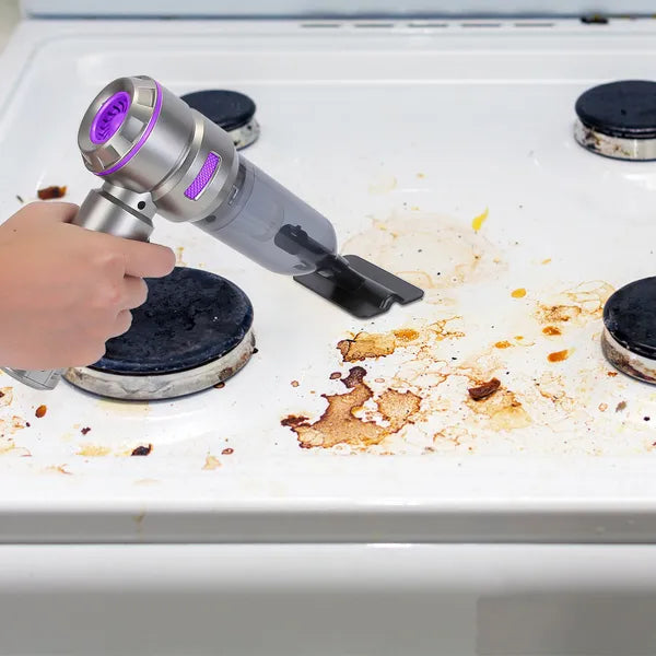 16000PA Handheld Car Vacuum Cleaner With Brushless Motor 2 Reusable Filters 4 In 1 Portable Cordless Compressed Air Duster & Blower For Car Office Home Camp